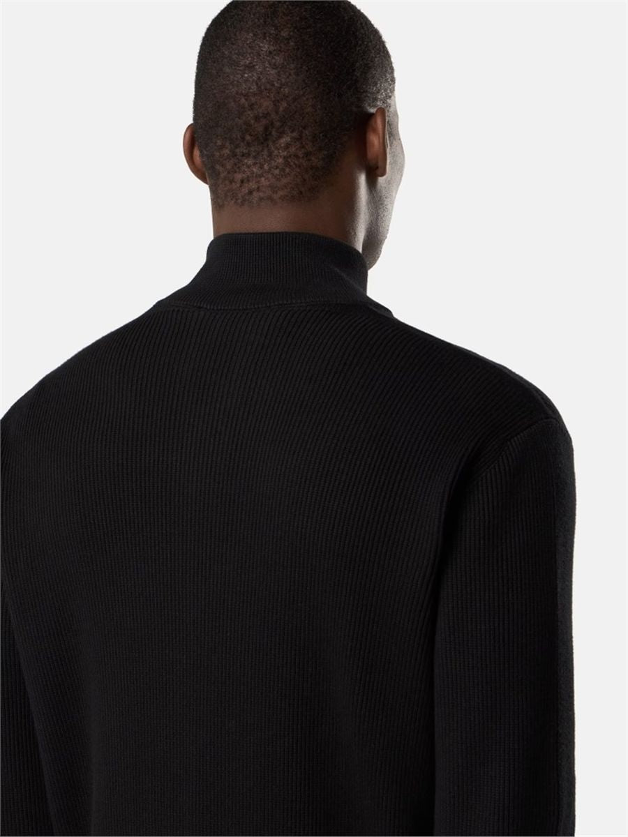 Regular-fit zip-up jumper-STONE ISLAND-Verso
