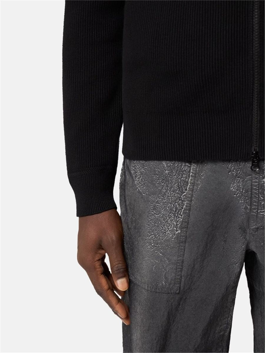 Regular-fit zip-up jumper-STONE ISLAND-Verso