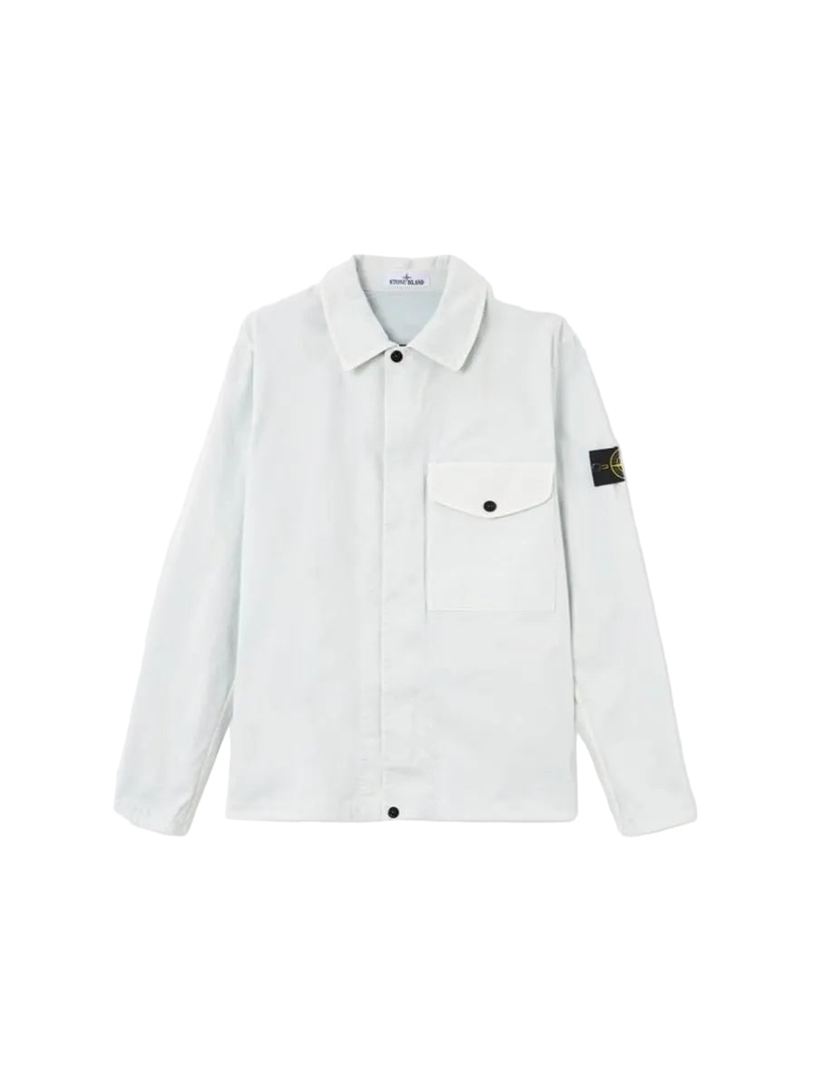 Regular-fit zip-up overshirt pocket-STONE ISLAND-305501-S-Verso