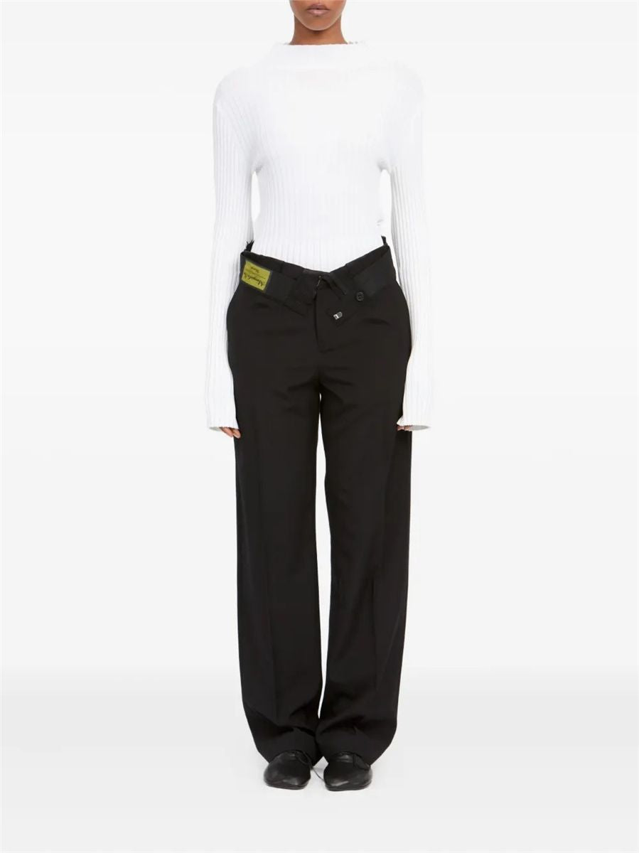 Reverse waistband trousers-MM6-Verso