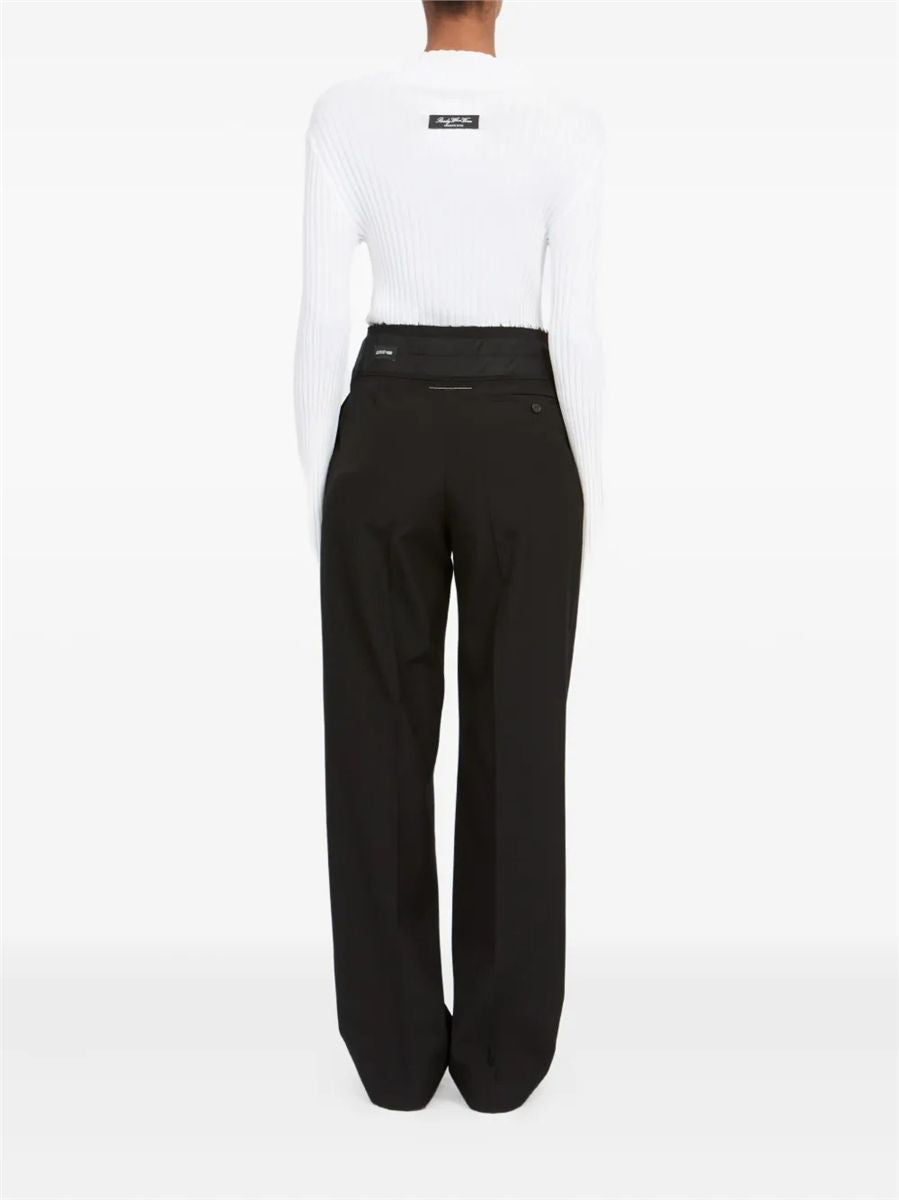 Reverse waistband trousers-MM6-Verso