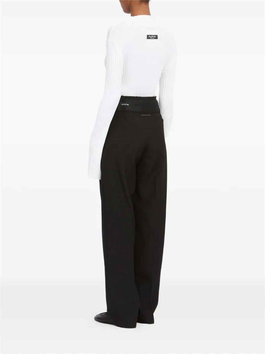 Reverse waistband trousers-MM6-Verso