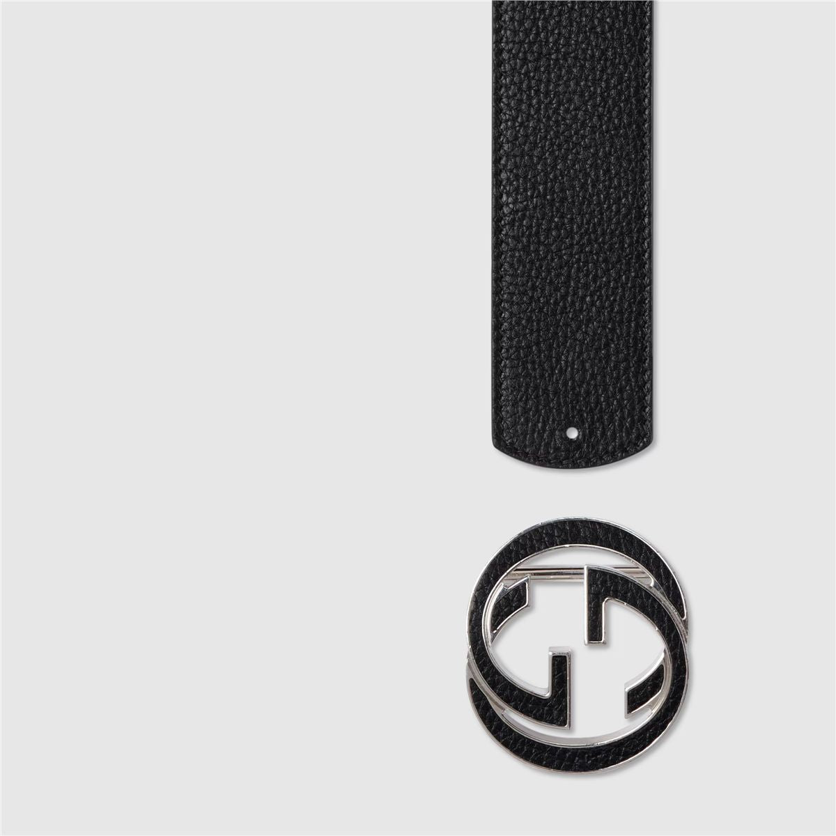 Reversible belt with interlocking g buckle-GUCCI-Verso