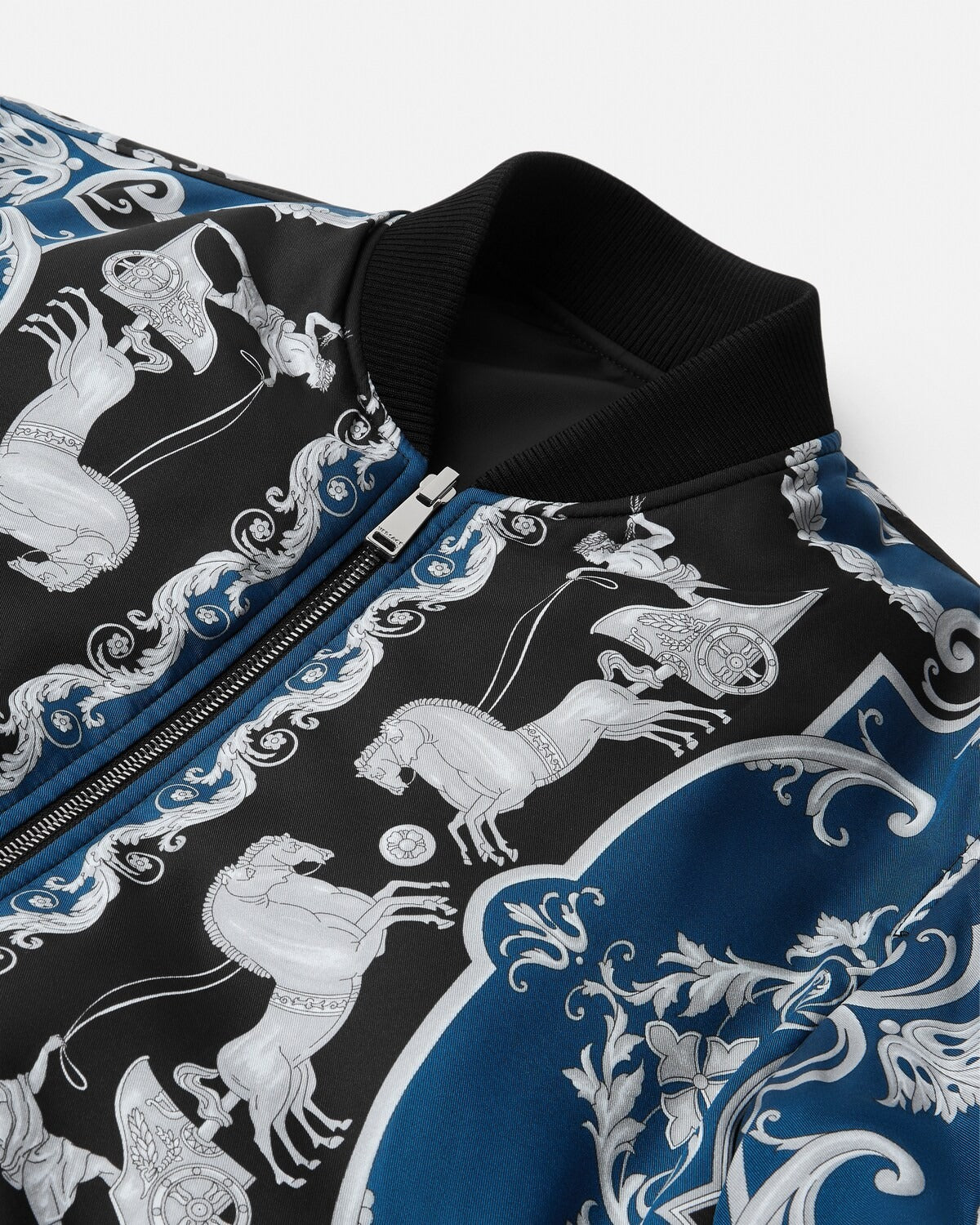 Reversible Bomber Jacket-VERSACE-Verso