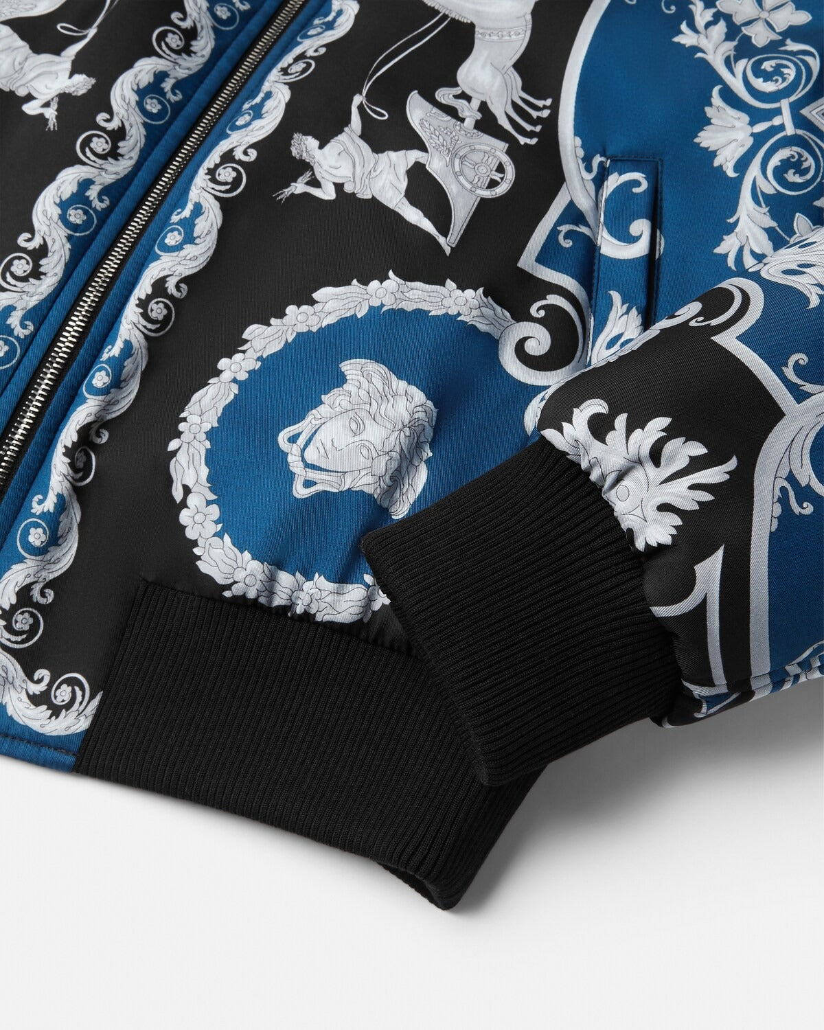 Reversible Bomber Jacket-VERSACE-Verso