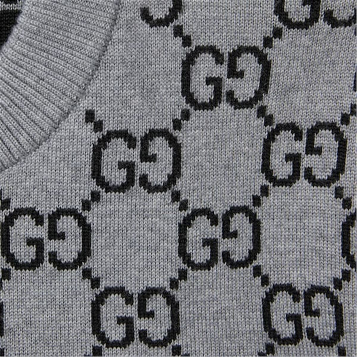 reversible gg wool jacquard top-GUCCI-Verso
