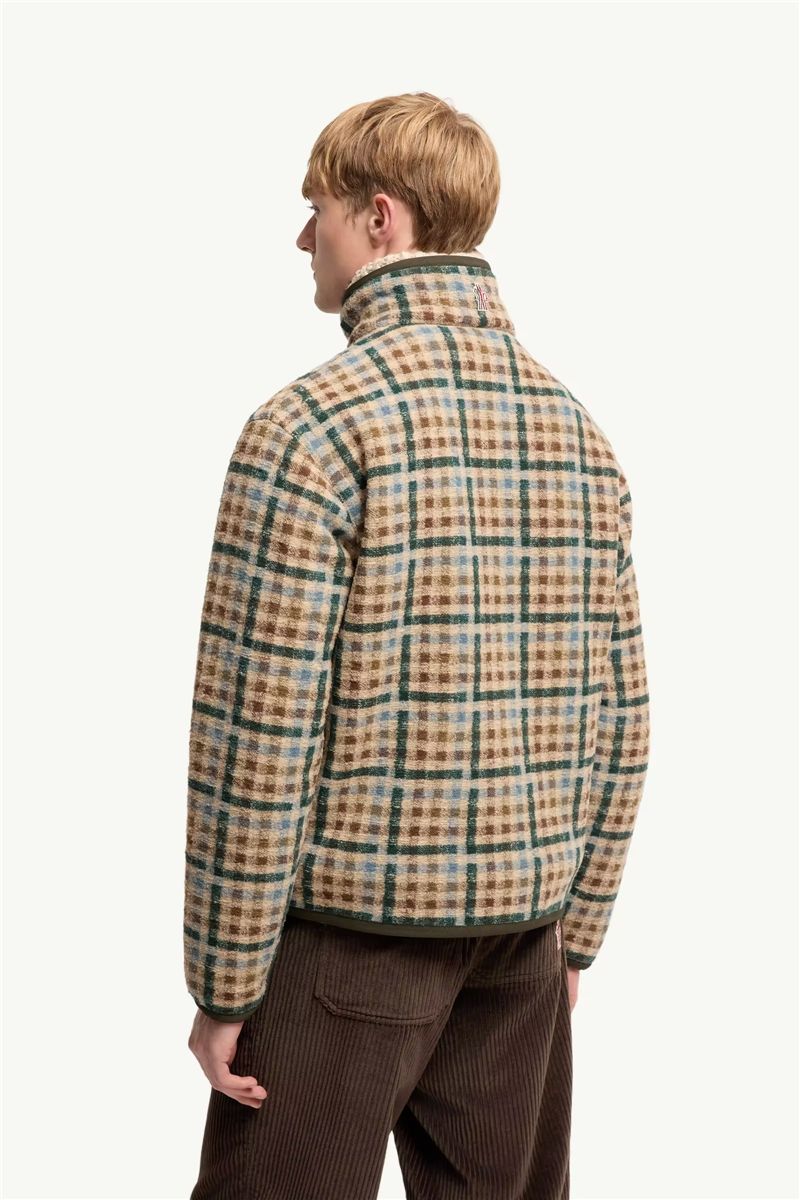 Reversible teddy zip-up sweatshirt-MONCLER-Verso
