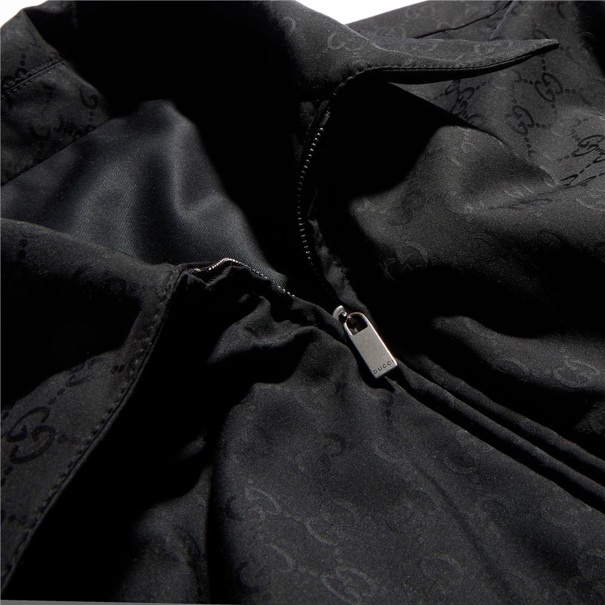Reversible wool zip jacket-GUCCI-Verso