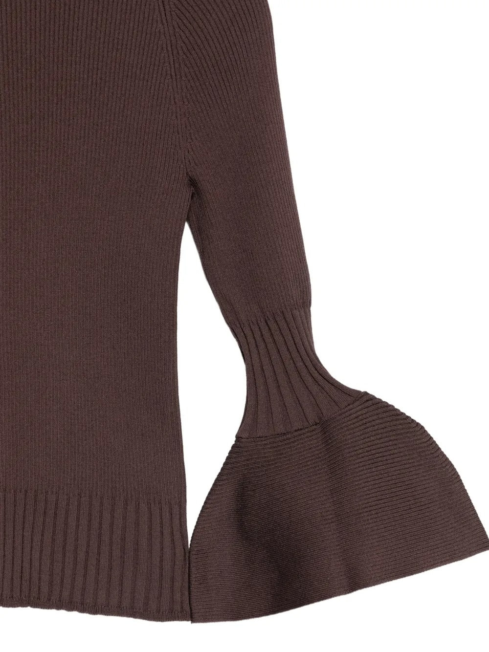 Ribbed bell-sleeve sweater-GENNY-Verso