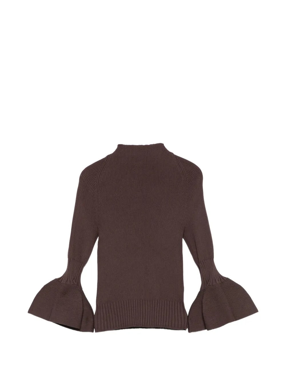 Ribbed bell-sleeve sweater-GENNY-Verso