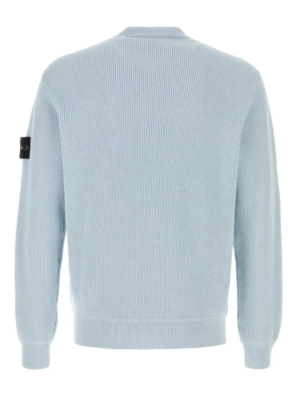 Ribbed Cotton Sweater-STONE ISLAND-Verso