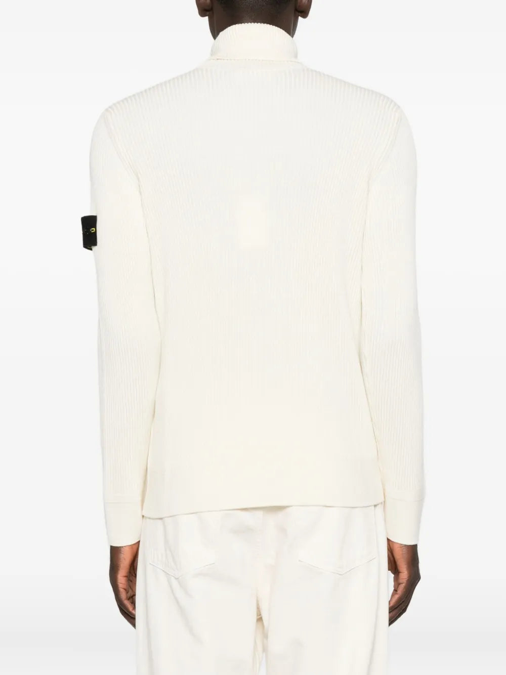 Ribbed High-neck Sweater-STONE ISLAND-Verso