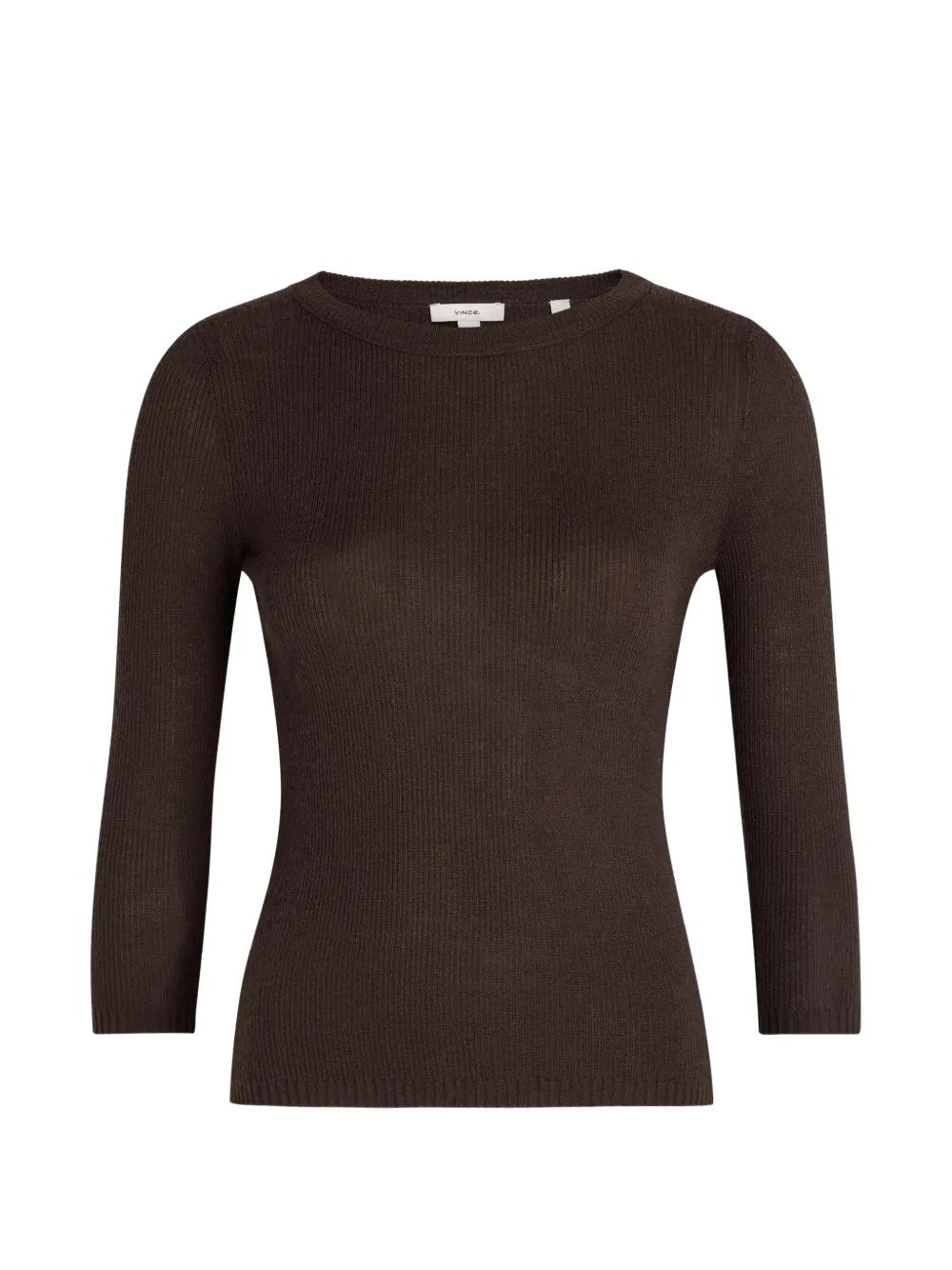 Ribbed-knit boat-neck sweater-VINCE-Verso