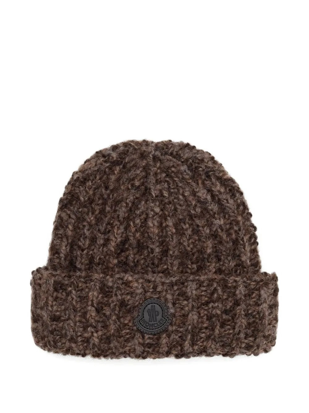 Ribbed logo-patch beanie-MONCLER-Verso