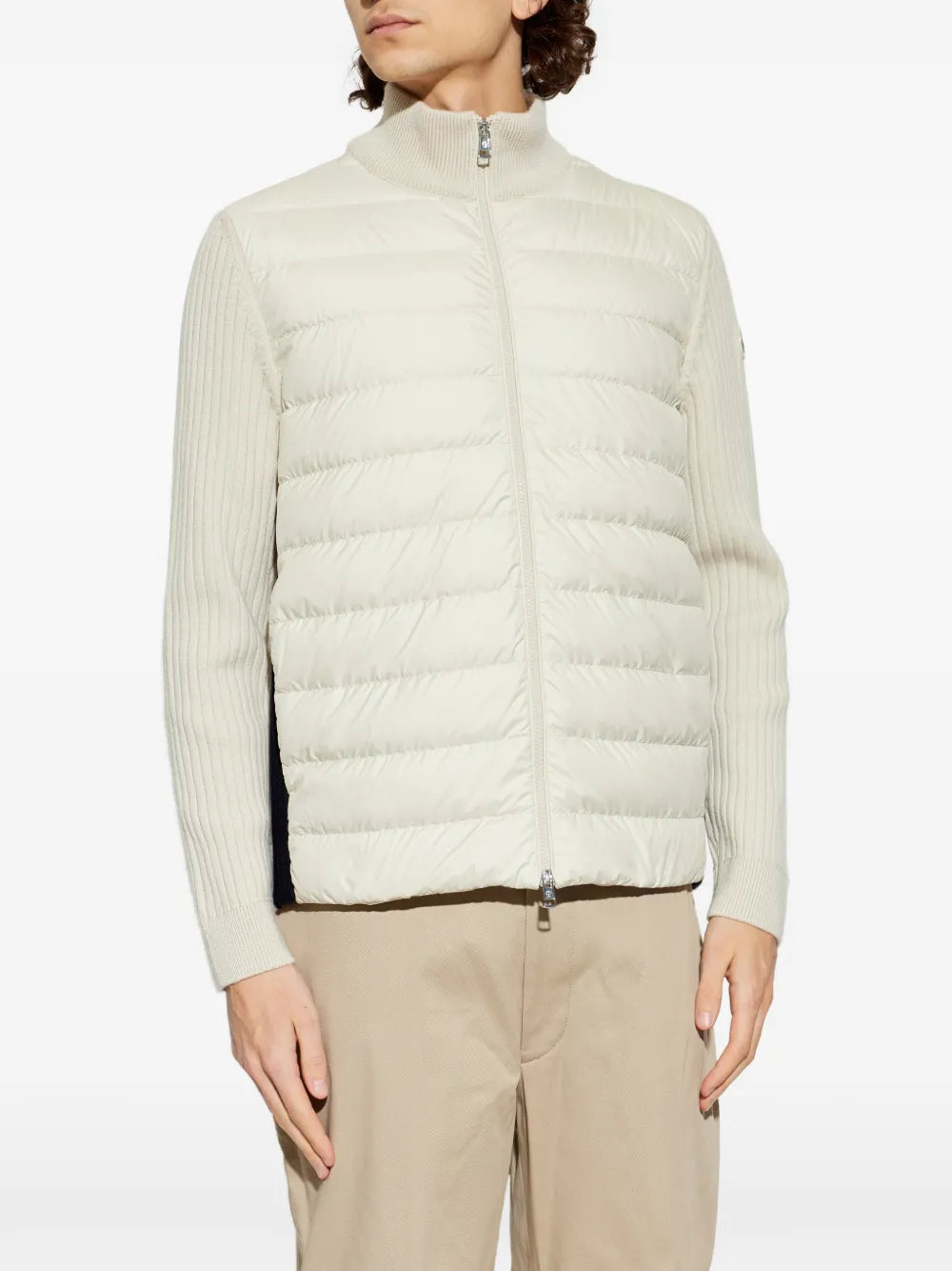 Ribbed padded jacket-MONCLER-Verso