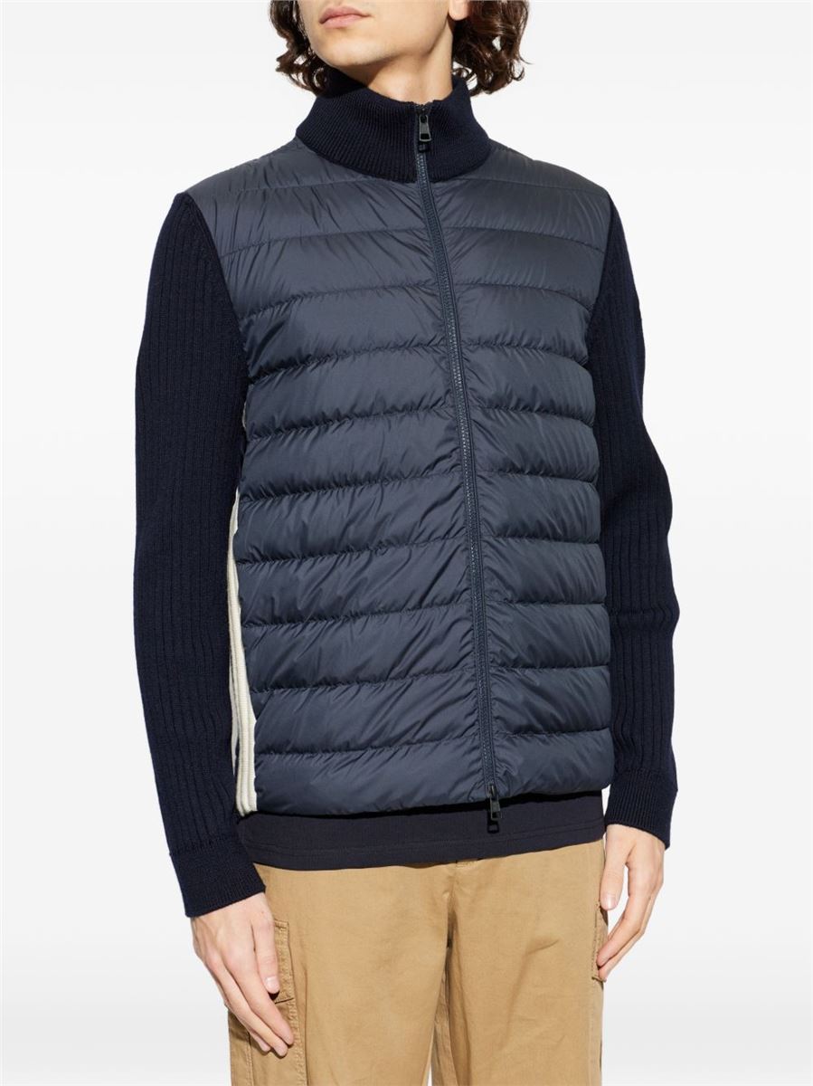 Ribbed padded jacket-MONCLER-Verso
