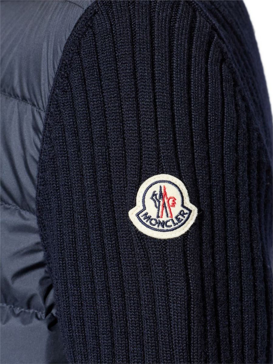 Ribbed padded jacket-MONCLER-Verso