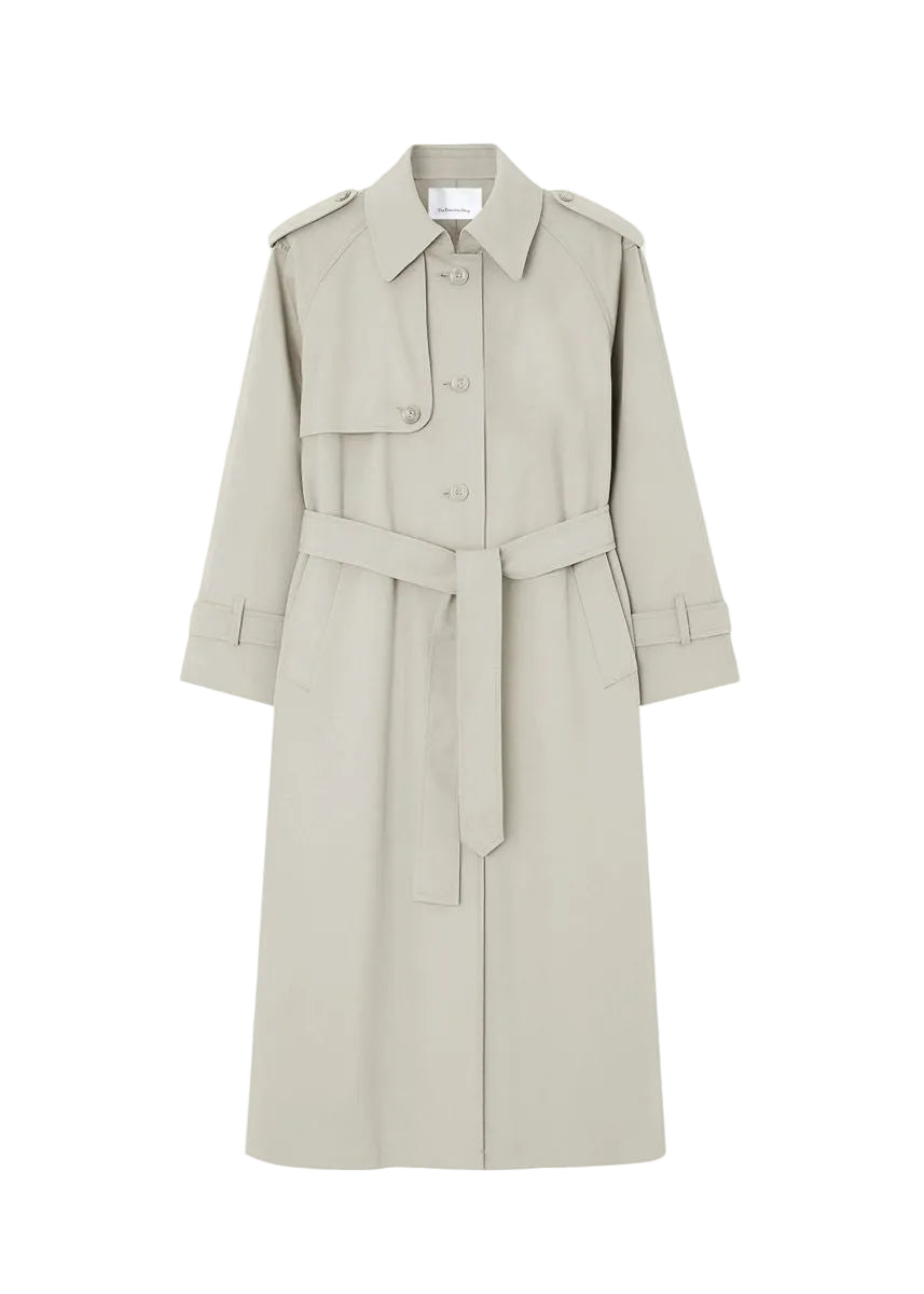 Riva Cotton Trench Coat-THE FRANKIE SHOP-307981-S-Verso