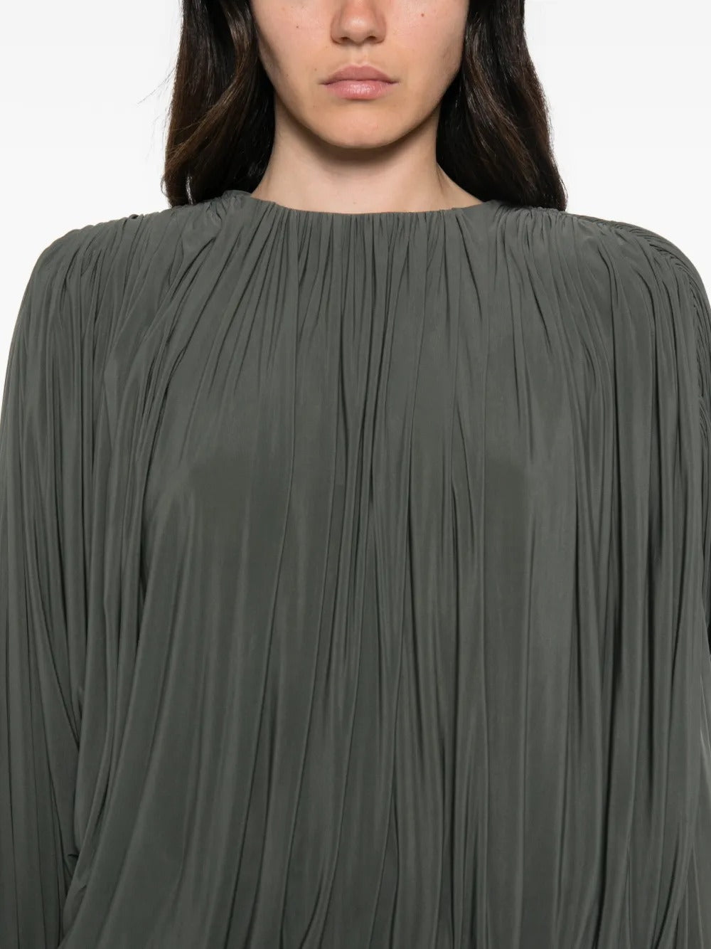 Ruched gathered-detailing mini dress-MAGDA BUTRYM-Verso