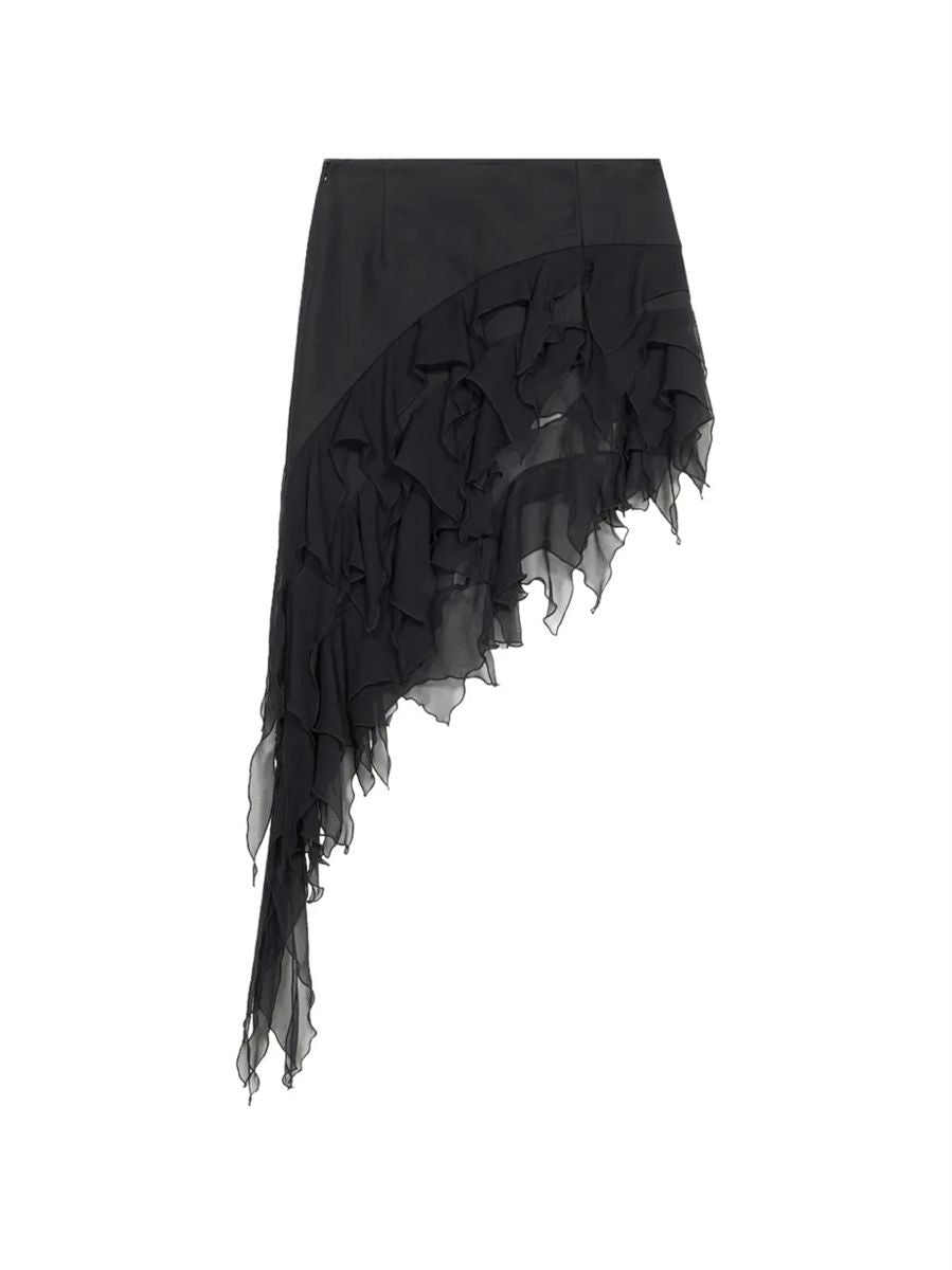 Ruffled Asymmetrical Skirt-BLUMARINE-308201-40-Verso