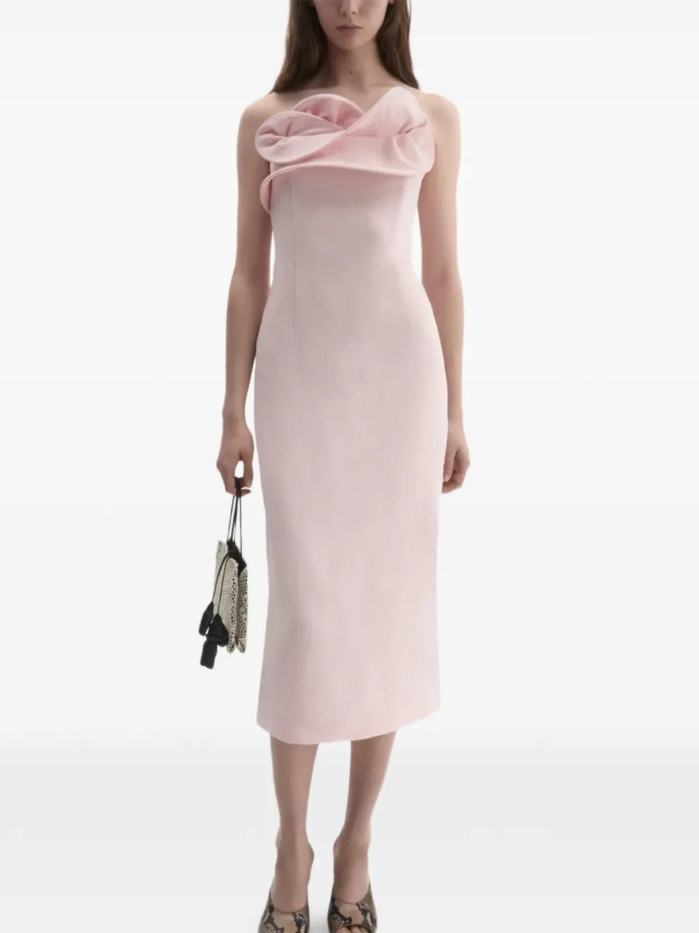 Ruffled Strapless Dress-MAGDA BUTRYM-Verso