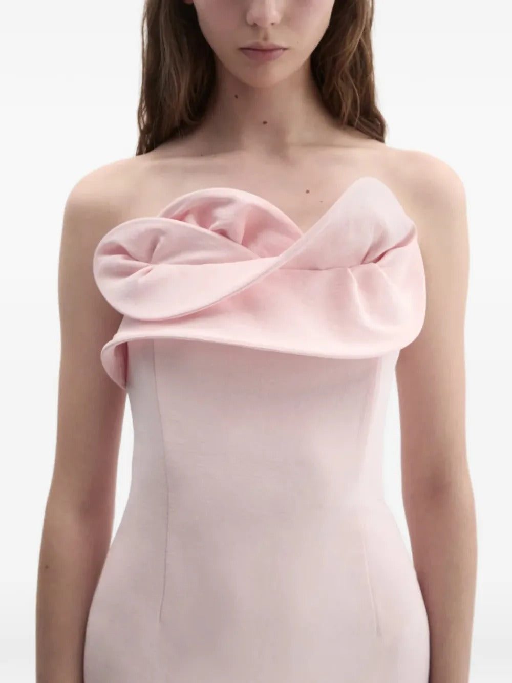 Ruffled Strapless Dress-MAGDA BUTRYM-Verso