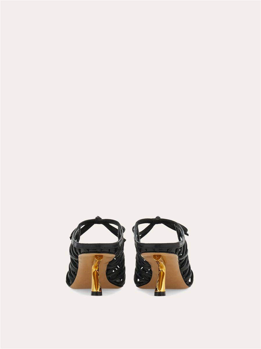 S-shaped heel mule-FERRAGAMO-Verso