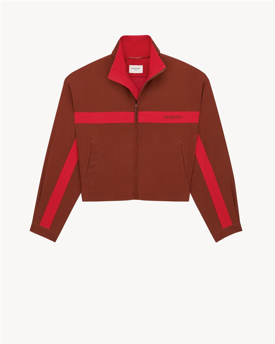 Saint laurent jacket in cotton-SAINT LAURENT-Verso