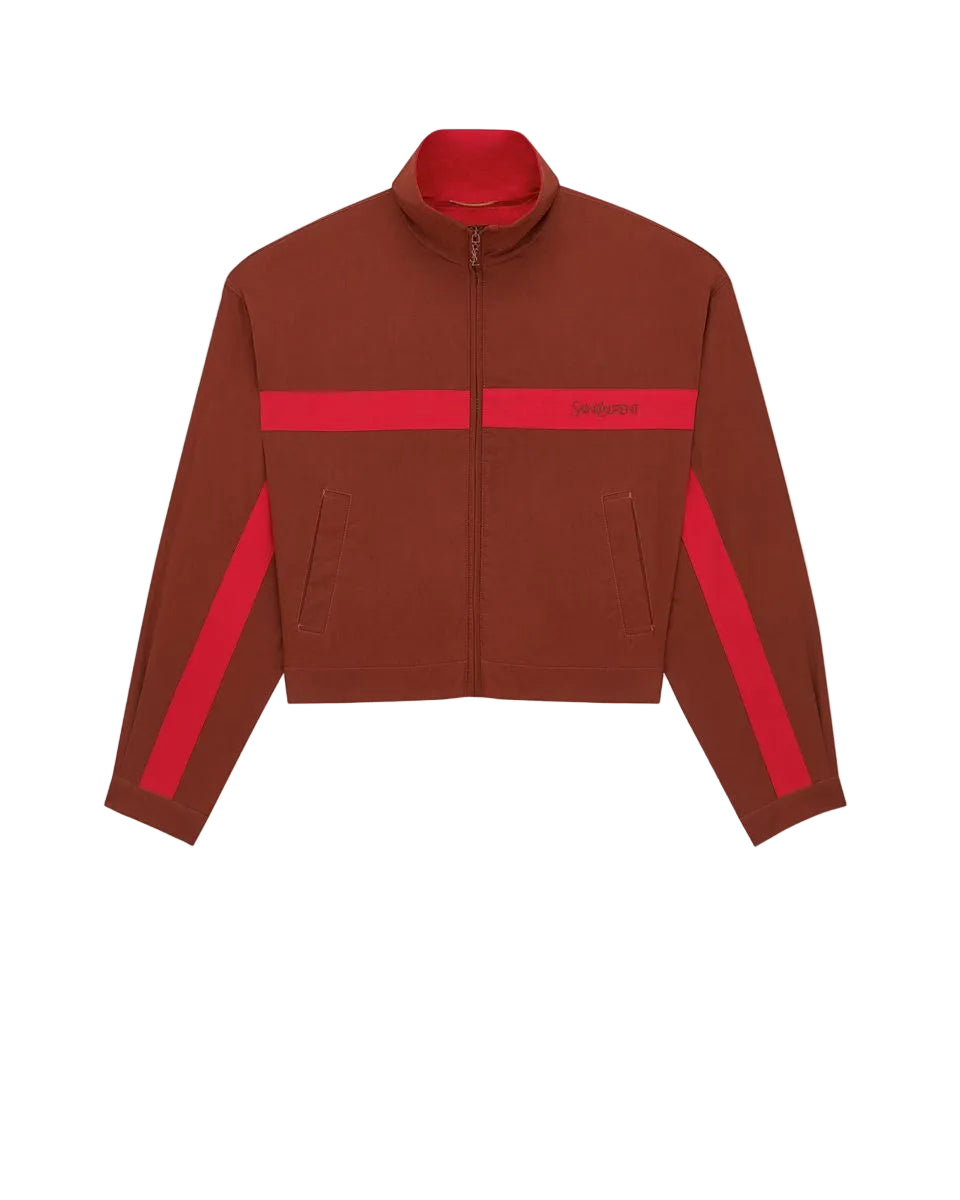 Saint laurent jacket in cotton-SAINT LAURENT-306600-36-Verso