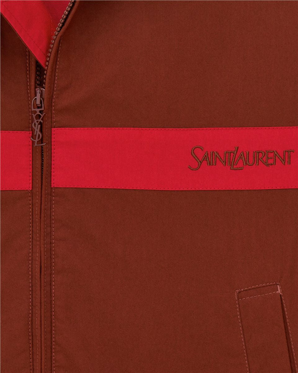Saint laurent jacket in cotton-SAINT LAURENT-Verso