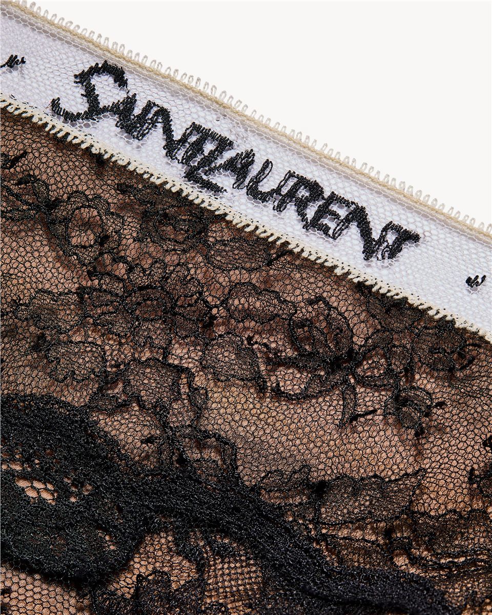 Saint laurent lace slip dress-SAINT LAURENT-Verso