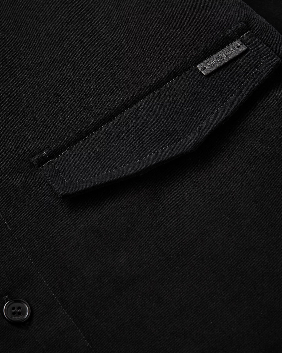 Saint laurent overshirt in cotton-SAINT LAURENT-Verso
