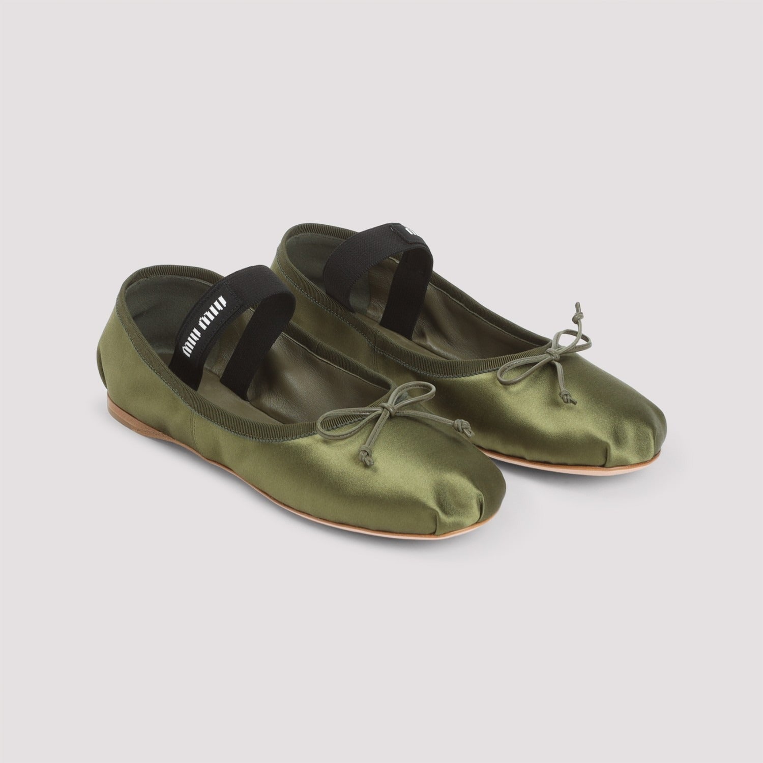 Satin ballerinas-MIU MIU-Verso