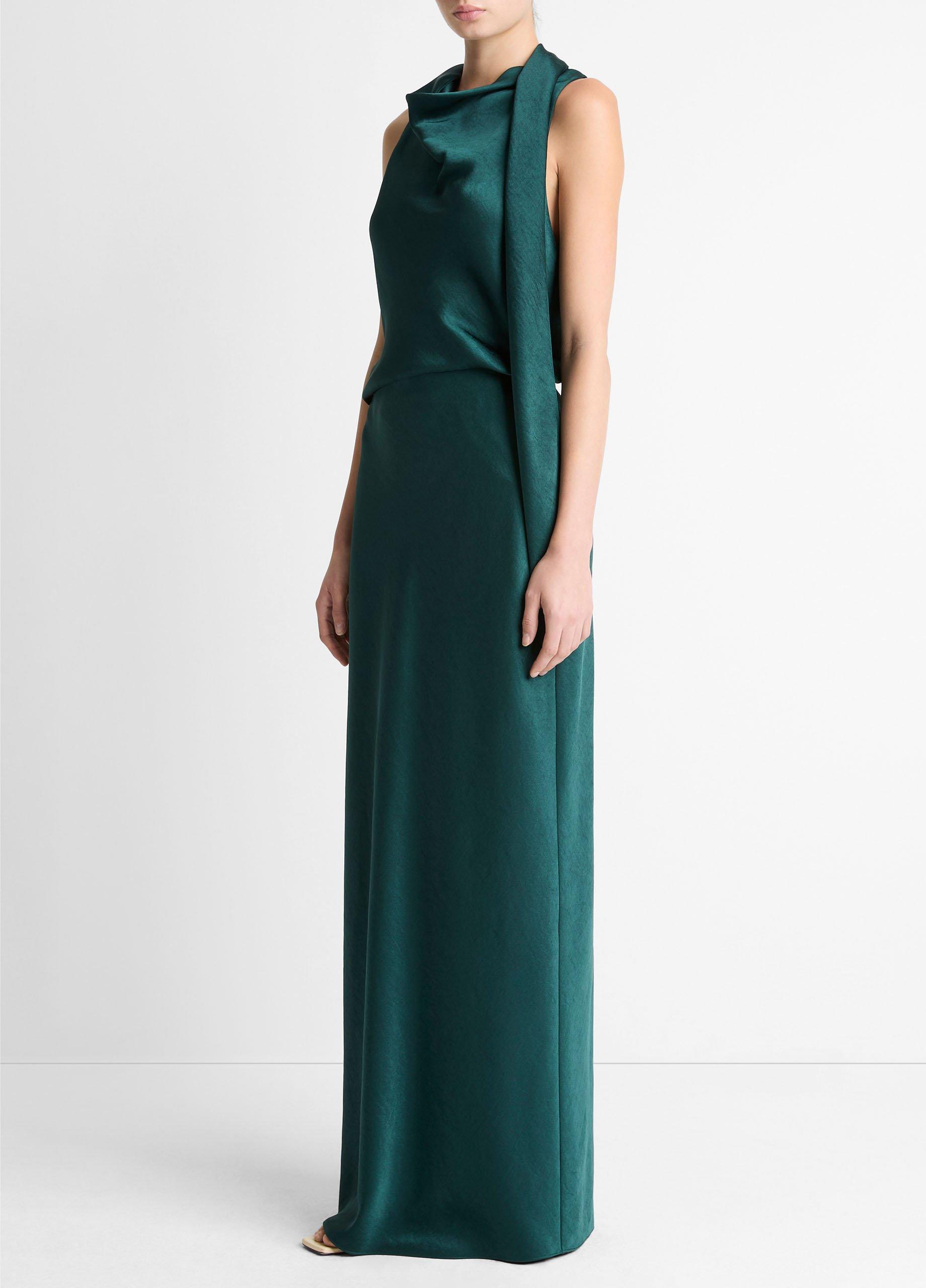 Satin Bias Column Skirt-VINCE-Verso