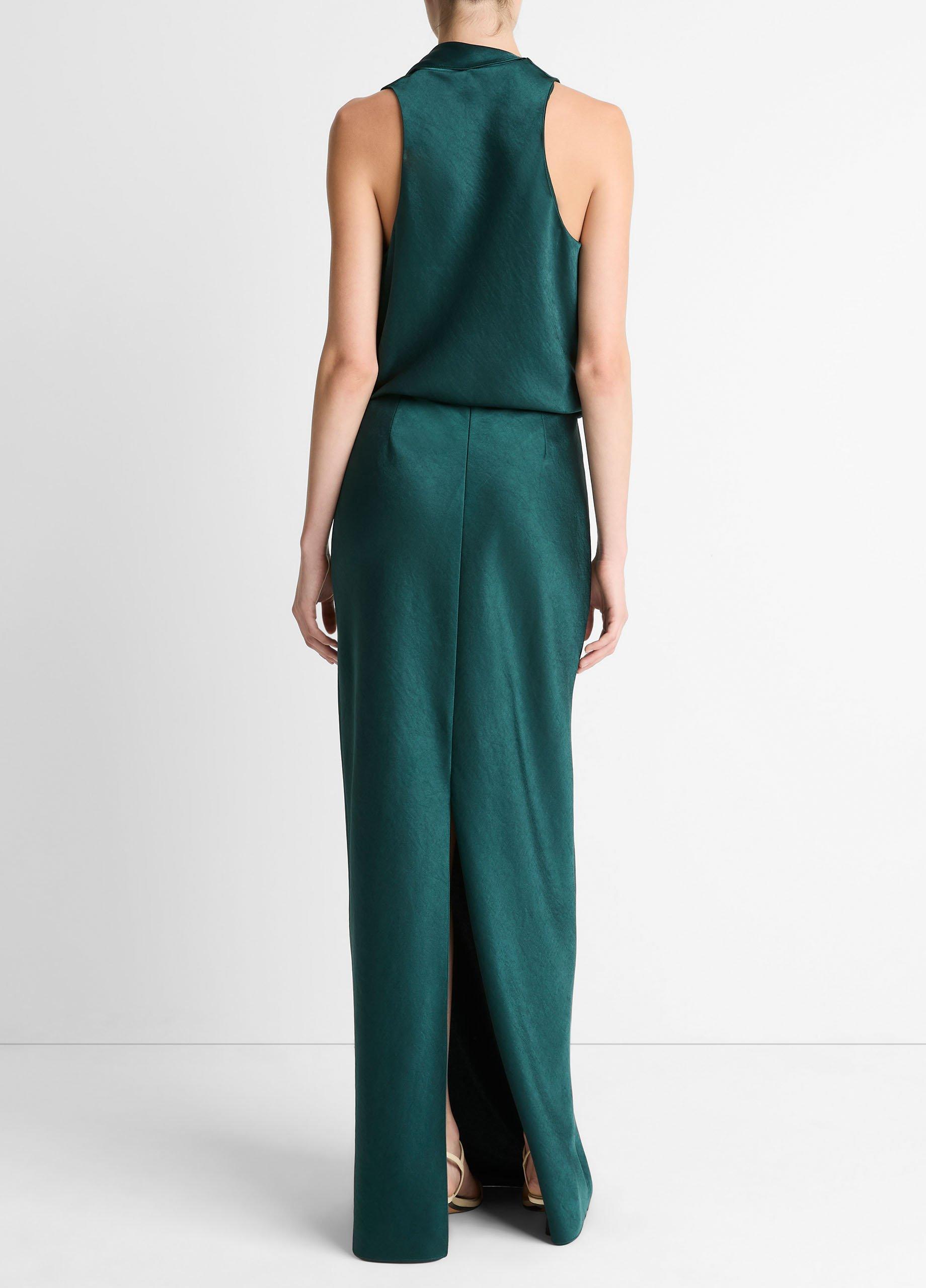 Satin Bias Column Skirt-VINCE-Verso