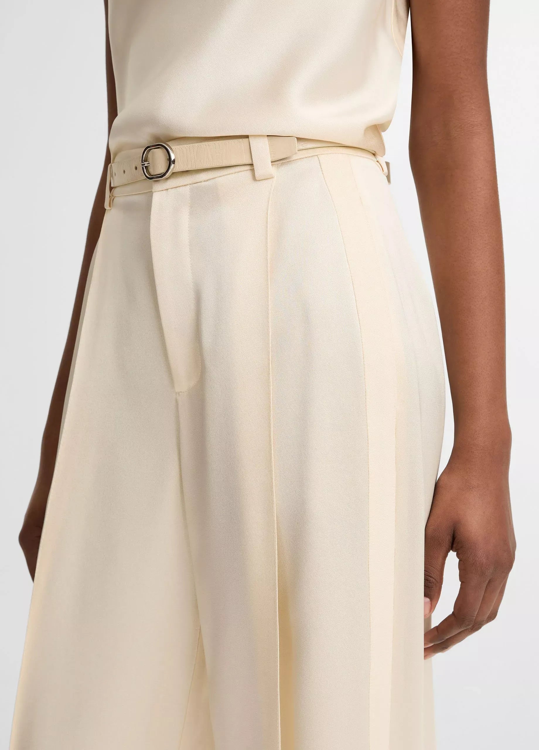 Satin High-Waist Trouser-VINCE-Verso