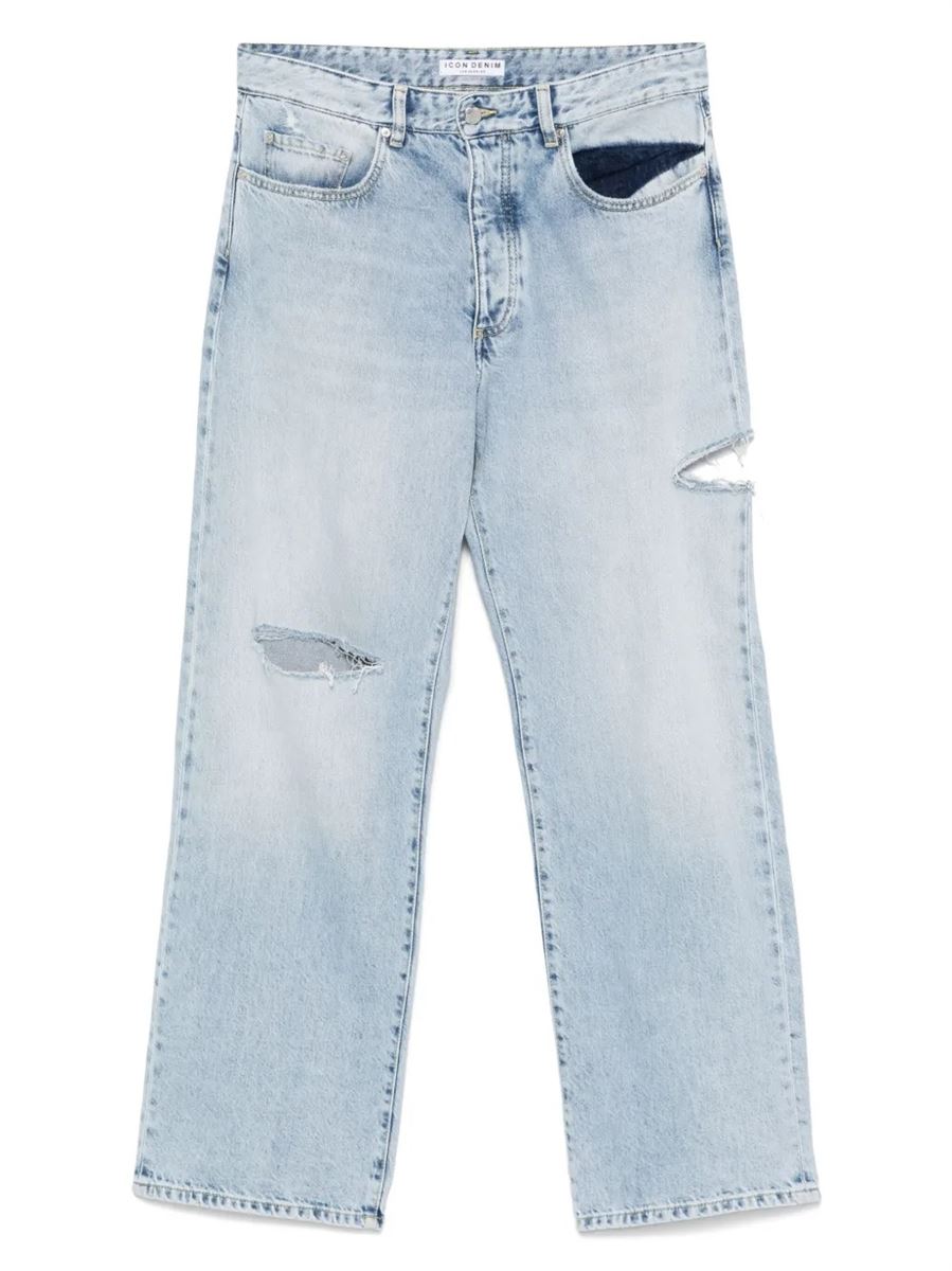 Scott - men's wide leg jeans-ICON DENIM-Verso