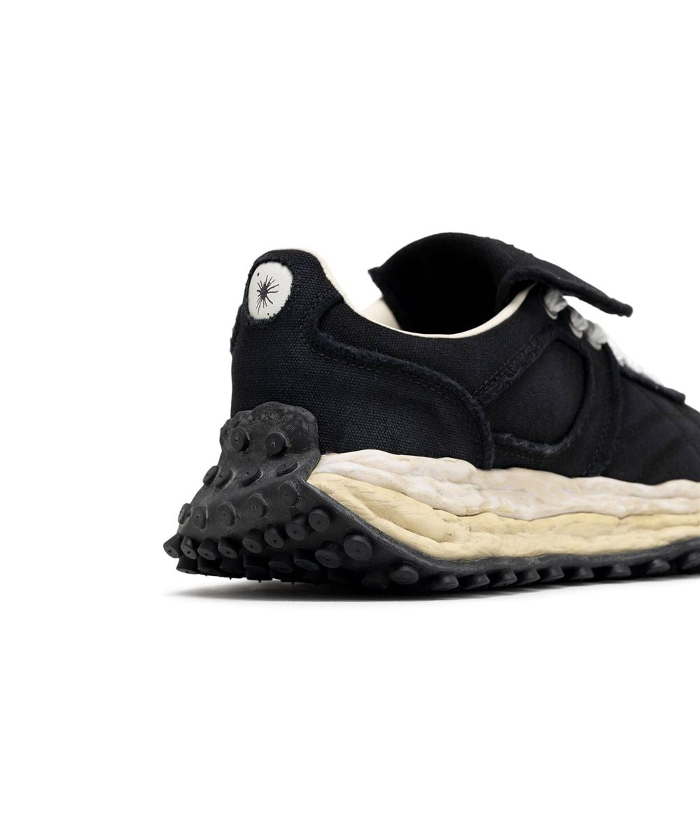 "SCOTT" OG Sole Vintage Effect Embroidered Canvas Low-top Sneaker-MAISON MIHARA YASUHIRO-Verso