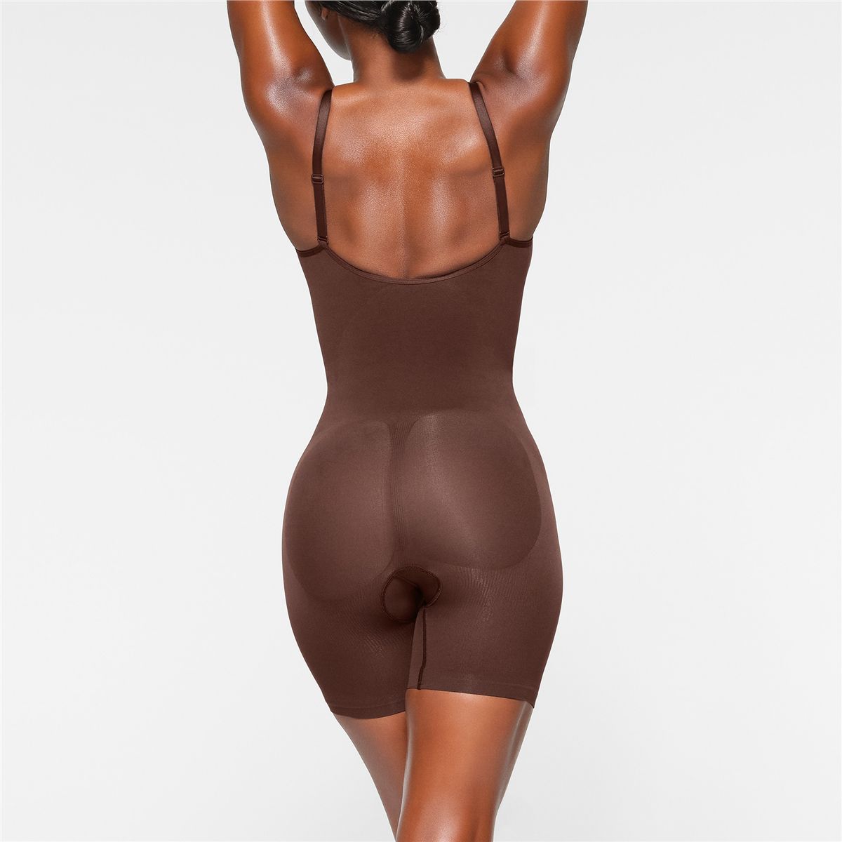 Seamless Sculpt Mid Thigh Bodysuit-SKIMS-Verso