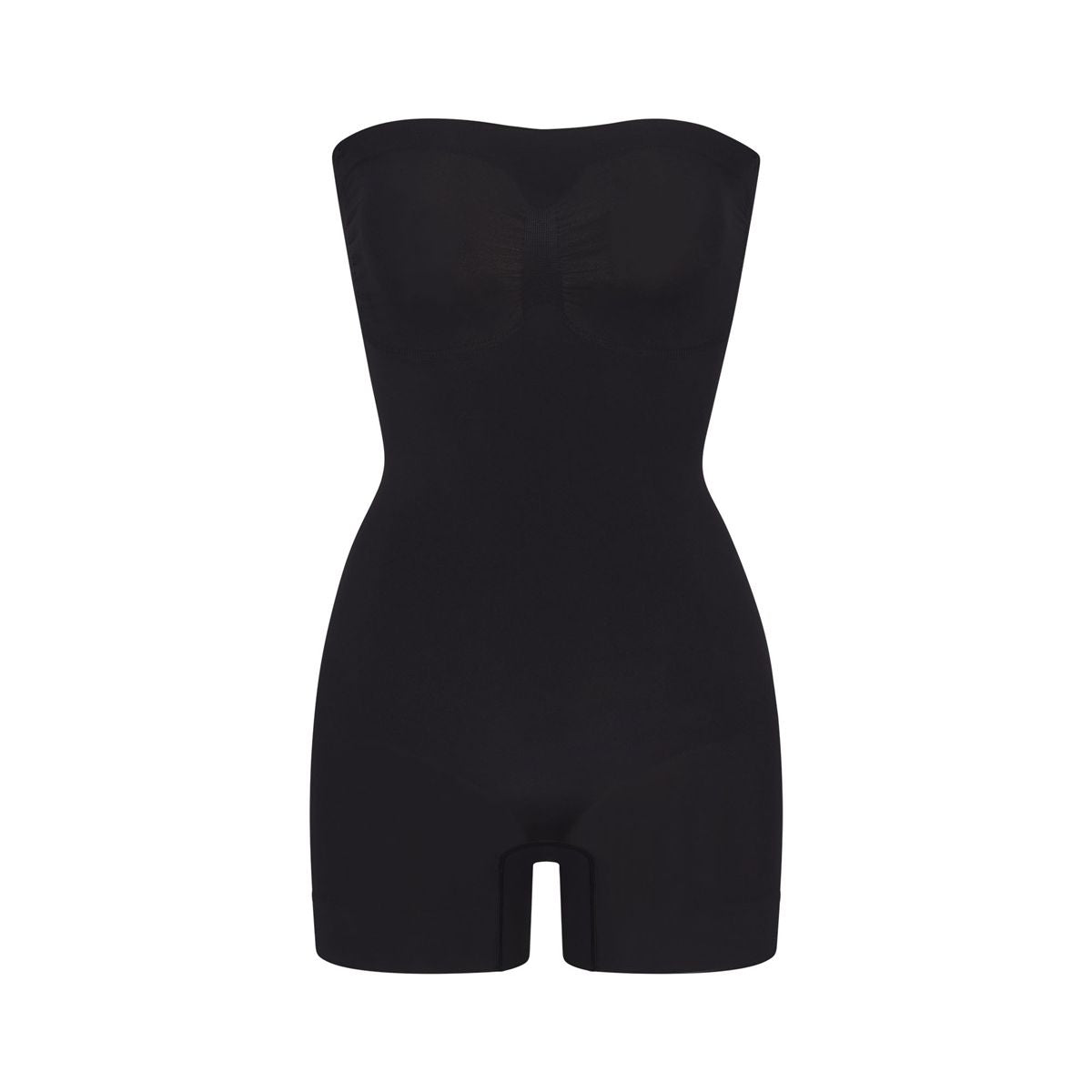 Seamless Sculpt Strapless Shortie Bodysuit-SKIMS-310075-XXS-Verso