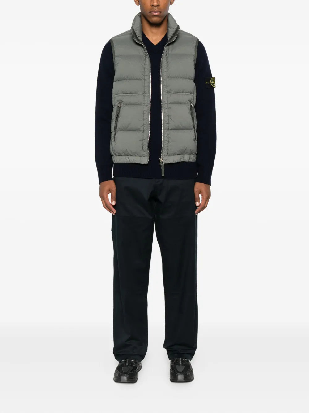 Seamless tunnel quilted gilet-STONE ISLAND-Verso