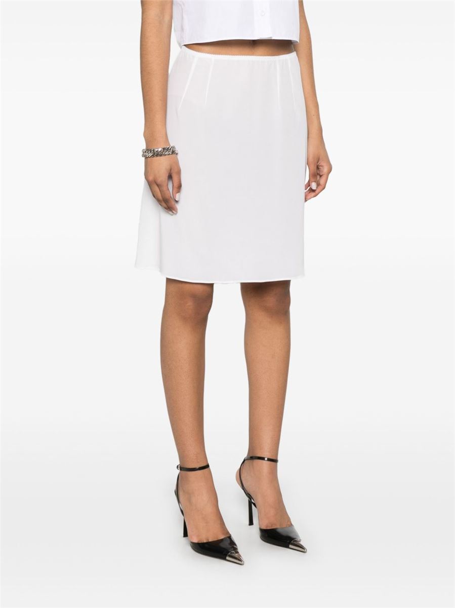 SEMI-SHEER MINI SKIRT -  DOLCE & GABBANA -  Verso