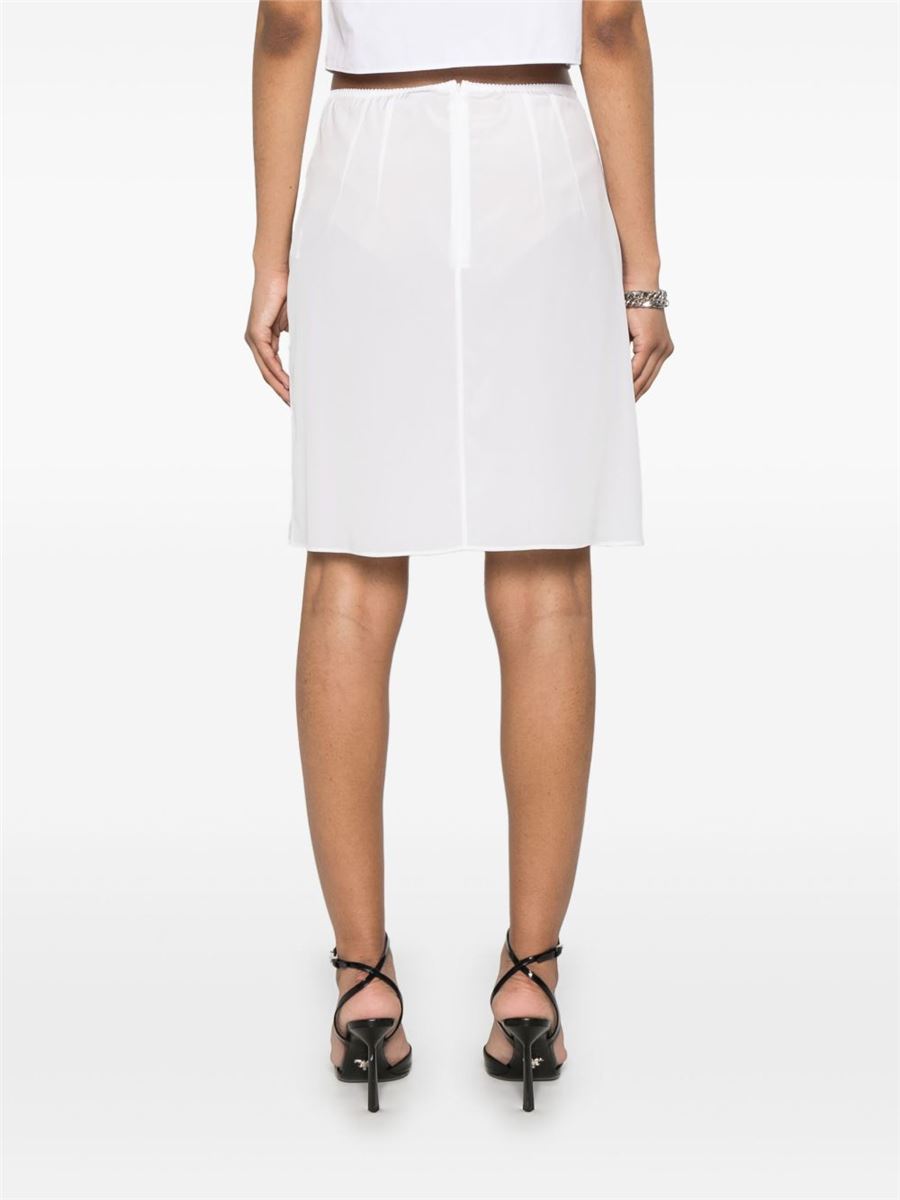 SEMI-SHEER MINI SKIRT -  DOLCE & GABBANA -  Verso