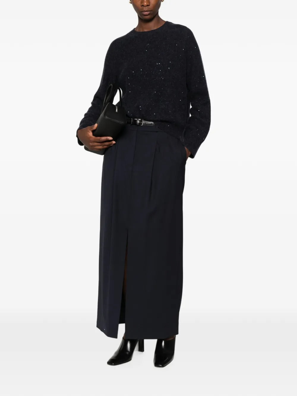 Sequin-embellished sweater-FABIANA FILIPPI-Verso