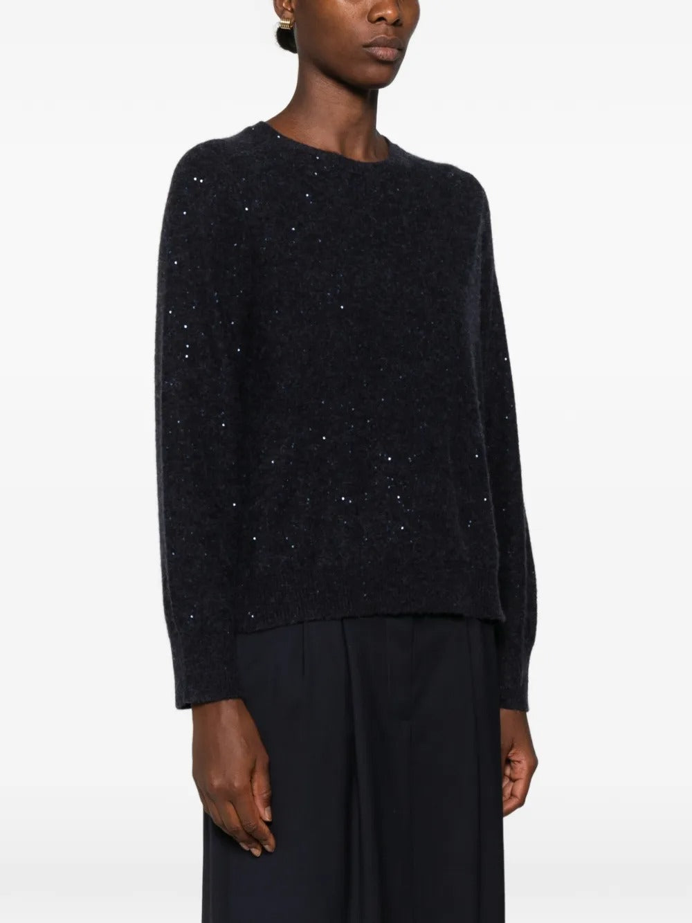 Sequin-embellished sweater-FABIANA FILIPPI-Verso