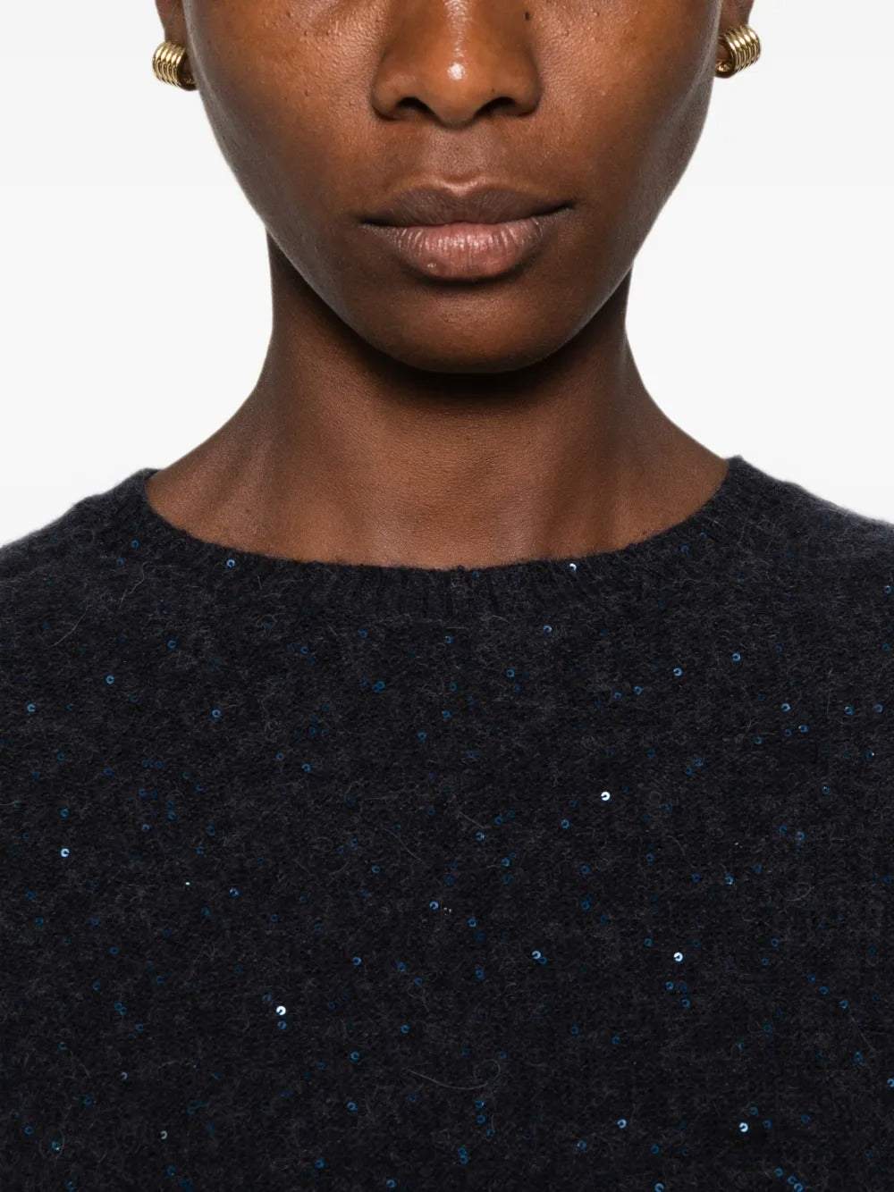 Sequin-embellished sweater-FABIANA FILIPPI-Verso