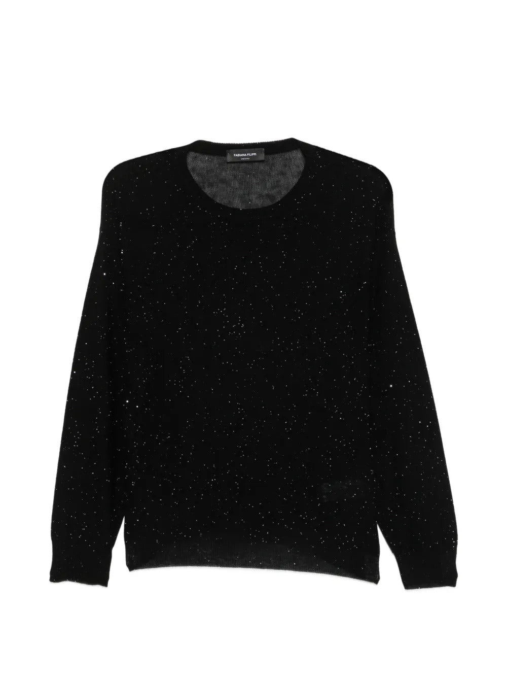 Sequin-embellished wool sweater-FABIANA FILIPPI-313544-38-Verso