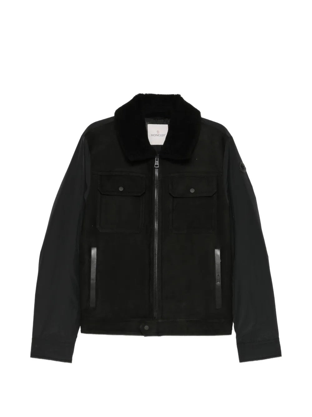 Shearling-collar panelled jacket-MONCLER-312556-3-Verso