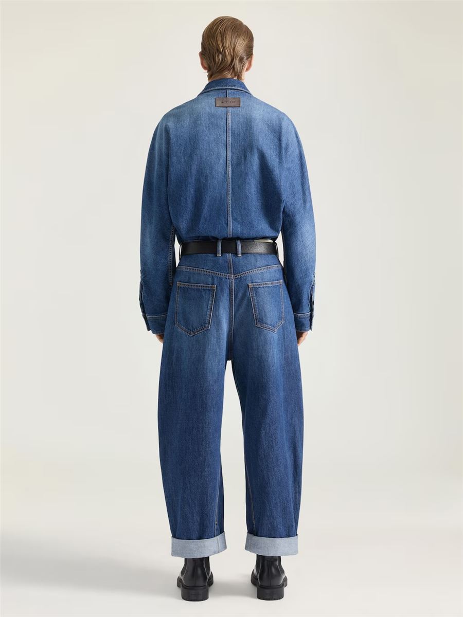 SHIRT IN WASHED DENIM-GIVENCHY-Verso