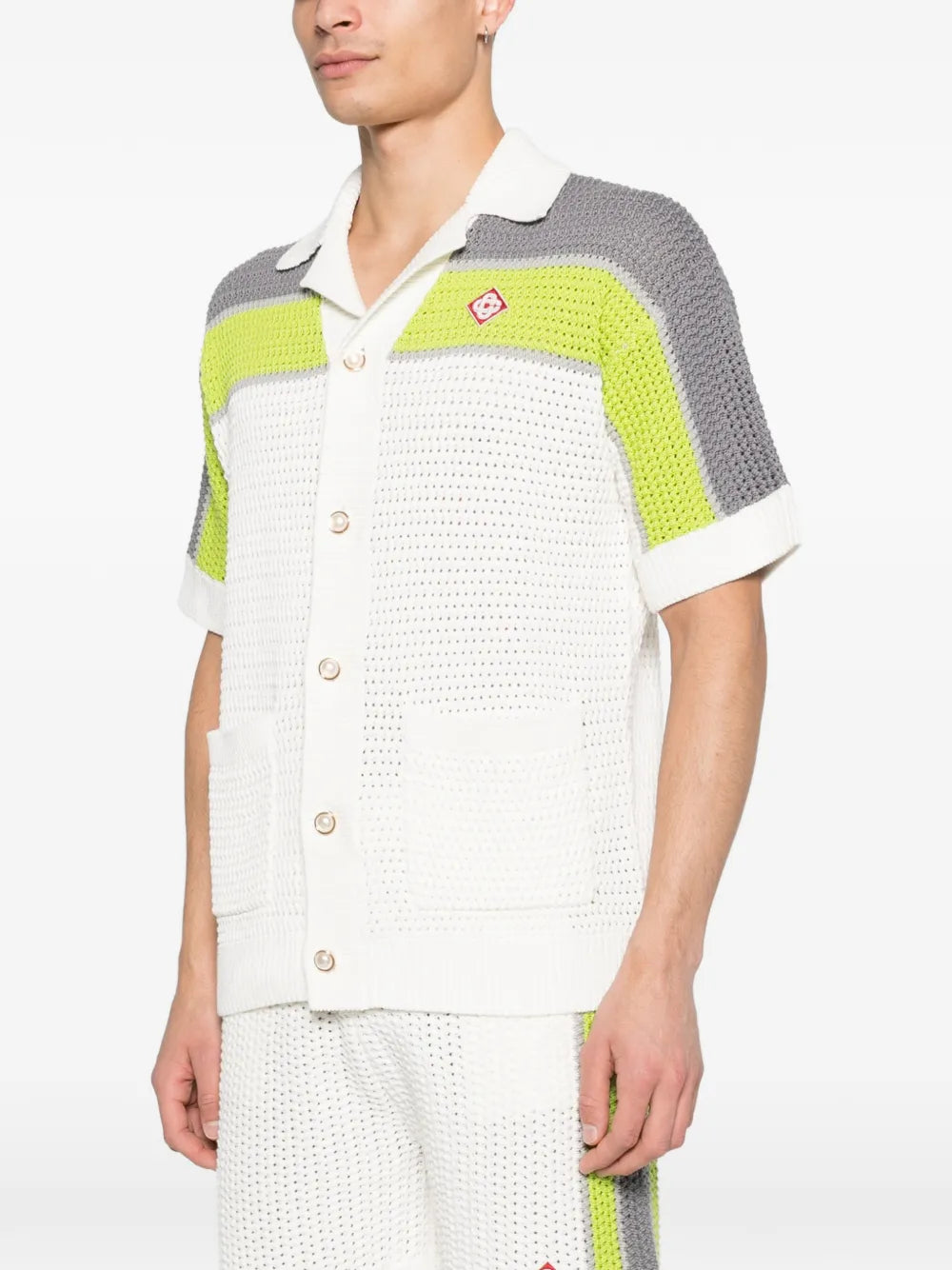 Short-sleeve button shirt-CASABLANCA-Verso